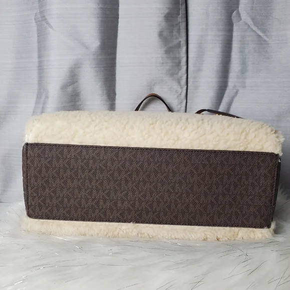 MICHAEL KORS sinclair sherpa large grab tote